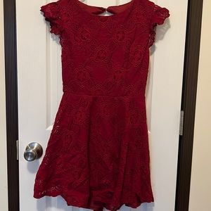 Trixxi Semi Formal Red Dress